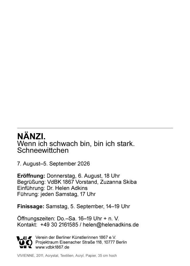 NÄNZI Schneewittchen Poster 2