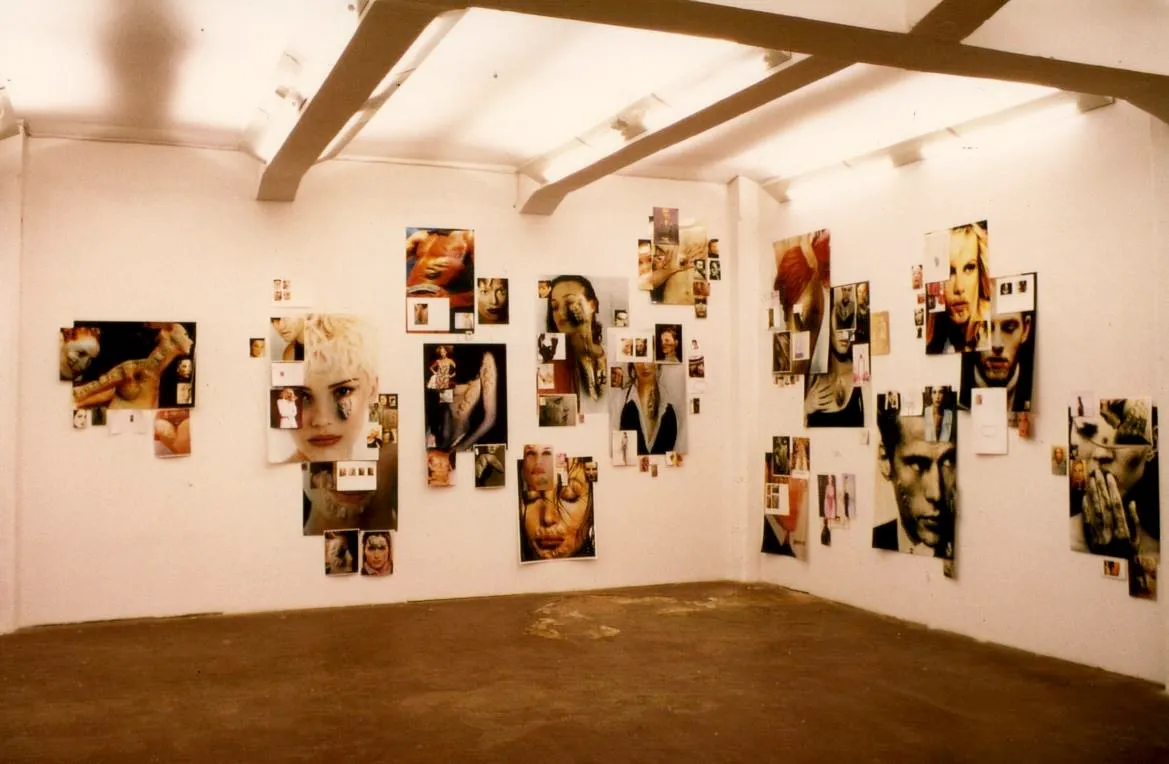 Daniele Buetti, Instant World, installation view, ma / Galerie Helen Adkins 1996